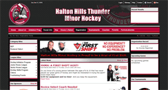 Desktop Screenshot of haltonhillsminorhockey.com